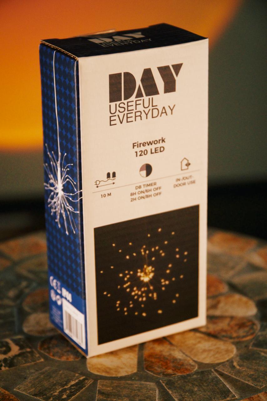 Dekorační LED světelný řetěz Firework 120 diod